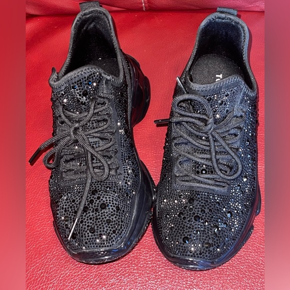 Rhinestone sneakers, wide width size 6 torrid - Picture 3 of 8